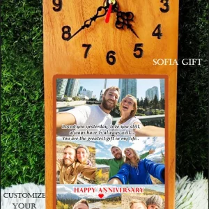 Wood Photo Clock